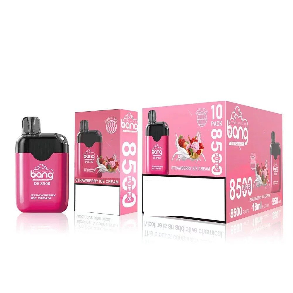 Bang DE Rechargeable Disposable Kit 8500 Puffs 20ml - Image 3