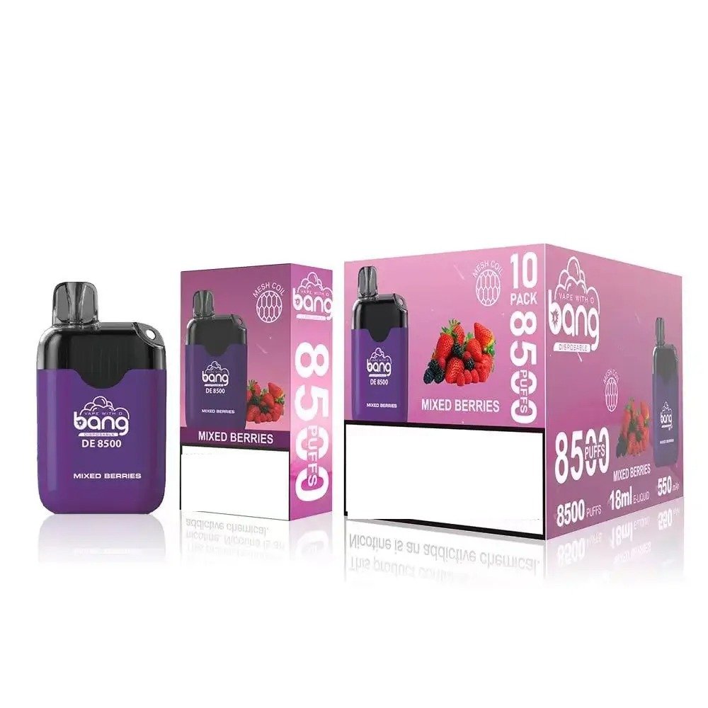 Bang DE Rechargeable Disposable Kit 8500 Puffs 20ml - Image 2