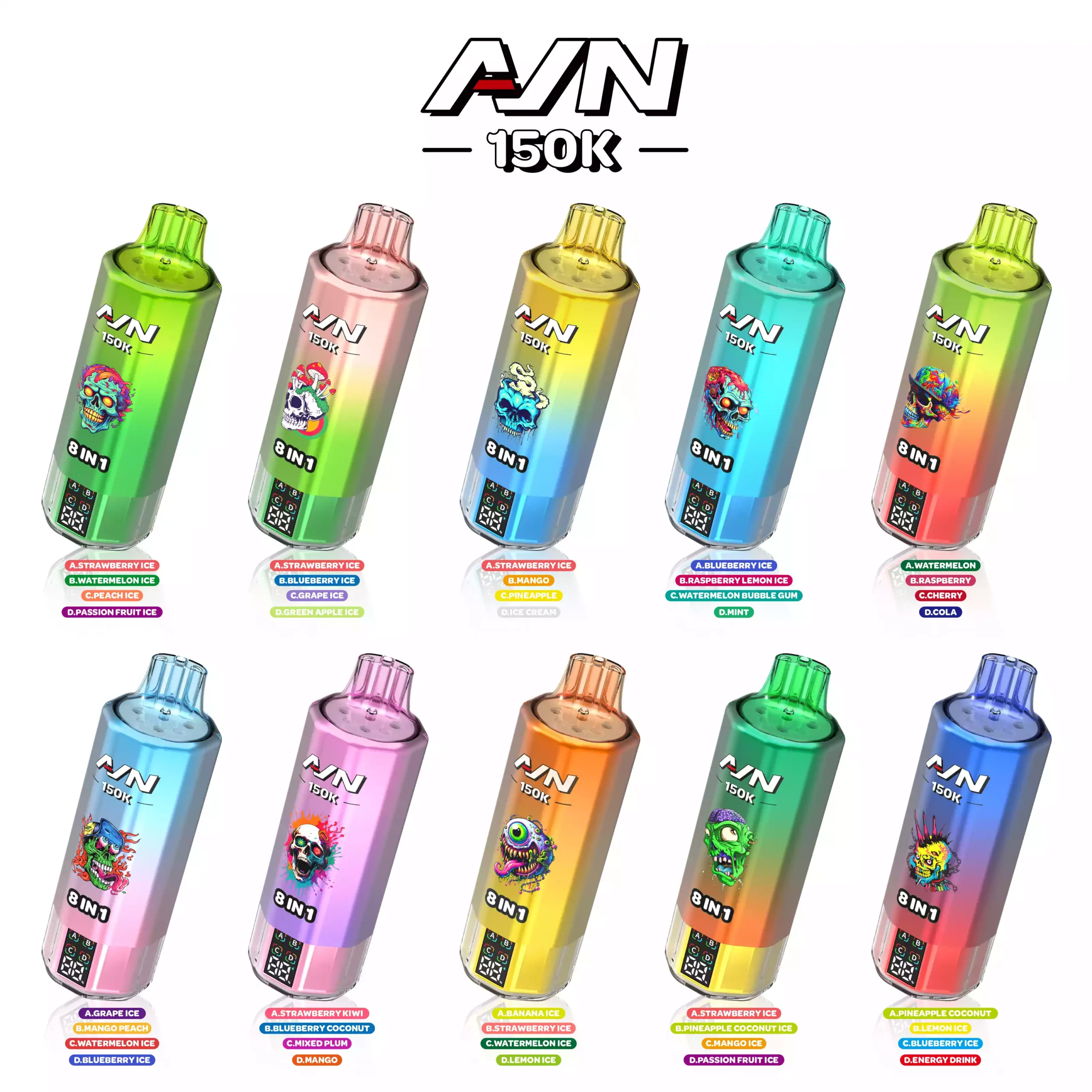 Bulk Buy AIVONO AIM AVN 150K Disposable Vapes 8-IN-1 Tastes 150000 Puffs Wholesale 19 Bulk Buy AIVONO AIM AVN 150K Disposable Vapes 8 IN1 150000 Puffs Low Strength