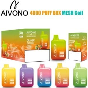 AIVONO AIM BOXX 4000 Puffs  Rechargeable Disposable Vapes