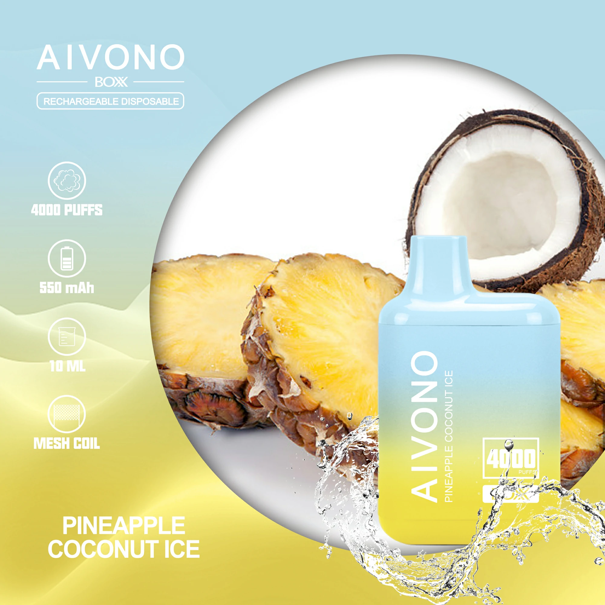 AIVONO AIM BOXX 4000 Puffs Bulk Buy Rechargeable Disposable Vapes Wholesale - Image 9