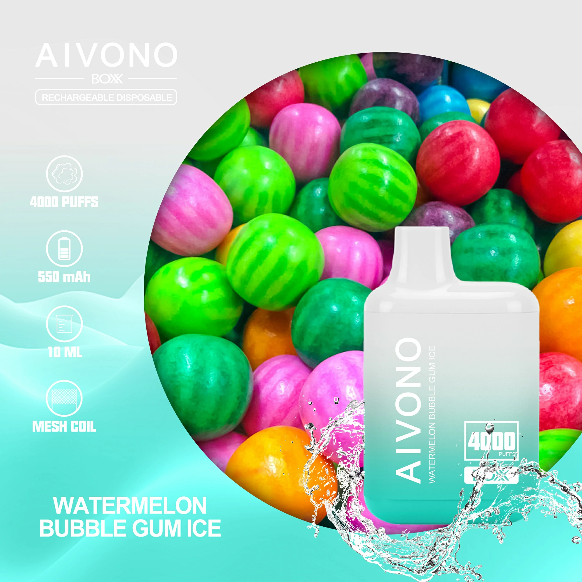 AIVONO AIM BOXX 4000 Puffs Bulk Buy Rechargeable Disposable Vapes Wholesale - Image 12