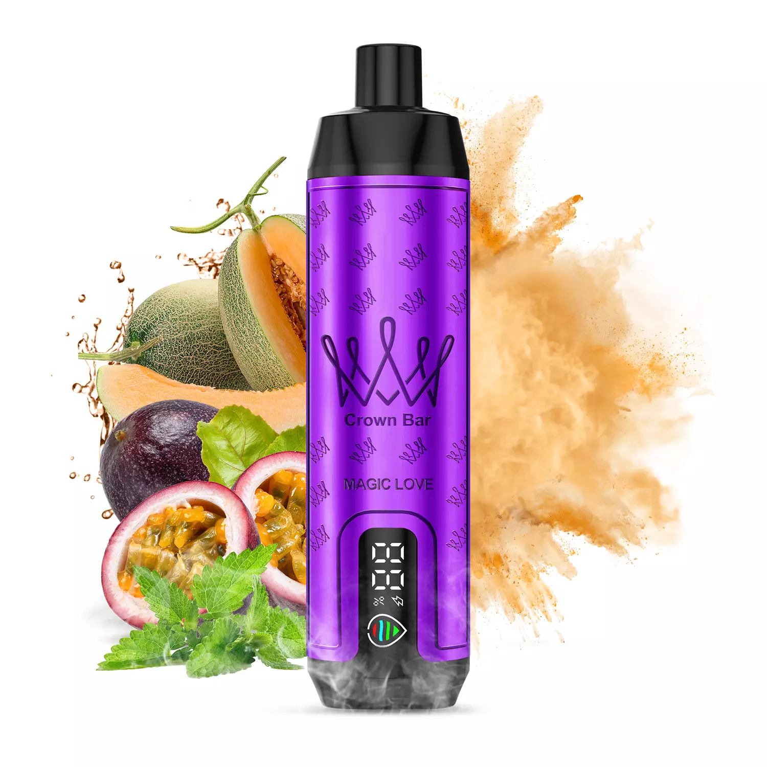 Al Fakhar Crown Bar 15000 Puffs DTL LED Display  Rechargeable Disposable Vapes