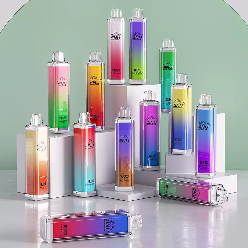 ANU Crystal 10000 Puffs Bulk Buy Disposable Vapes Wholesale 24 ANU Crystal 10000 Puffs Original Factory Bulk Buy Rechargeable Disposable Vapes Pen Wholesale