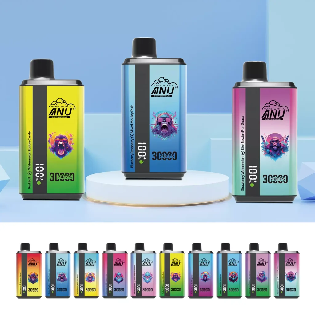 ANU Double Taste 30000 Puffs Digital Screen Bulk Buy Rechargeable Disposable Vapes Wholesale 20 ANU Double Taste 30000 Puffs Digital Screen 0% 2% 5% Concentration Original Factory Bulk Buy Rechargeable Disposable Vapes Pen Wholesale
