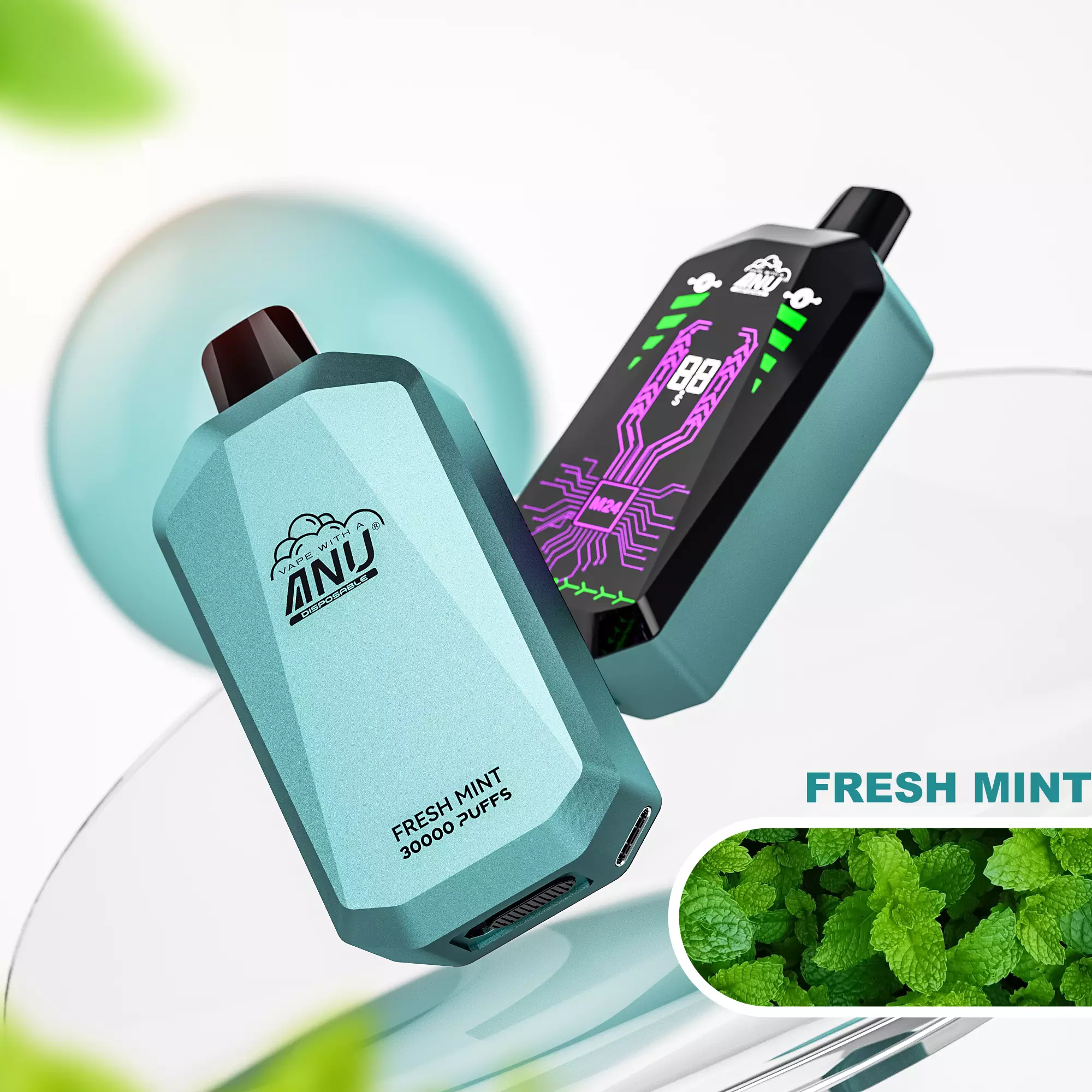 ANU Star 30000 Puffs Digital Screen Bulk Buy Rechargeable Disposable Vapes Wholesale - Image 5