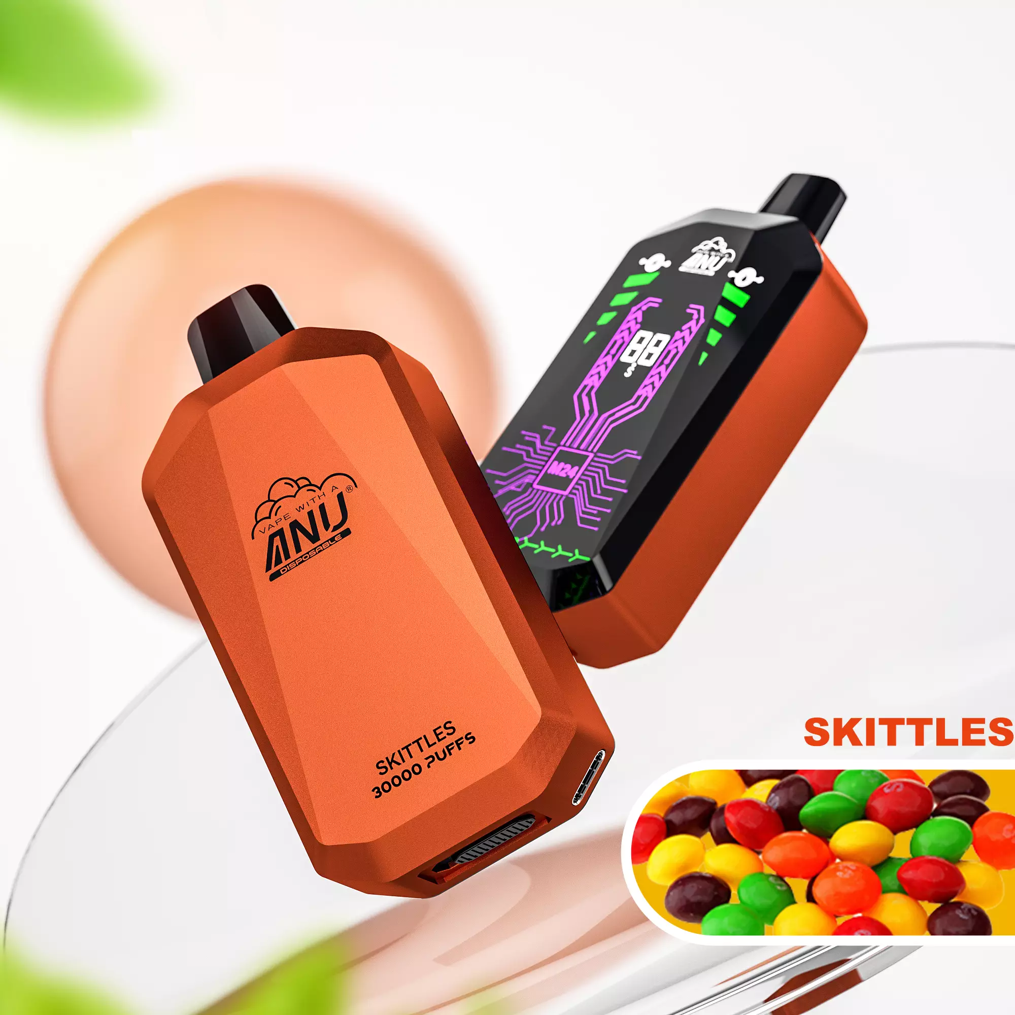 ANU Star 30000 Puffs Digital Screen Bulk Buy Rechargeable Disposable Vapes Wholesale - Image 3