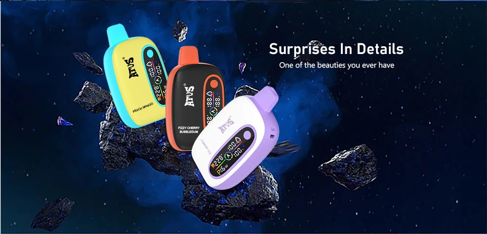 ATVS 16000 Puffs Digital Screen Bulk Buy Rechargeable Disposable Vapes Wholesale 29 ATVS 16000 Puffs Digital Screen 2% 5% Low Nicotine Original Factory Bulk Buy Rechargeable Disposable Vapes Pen Wholesale