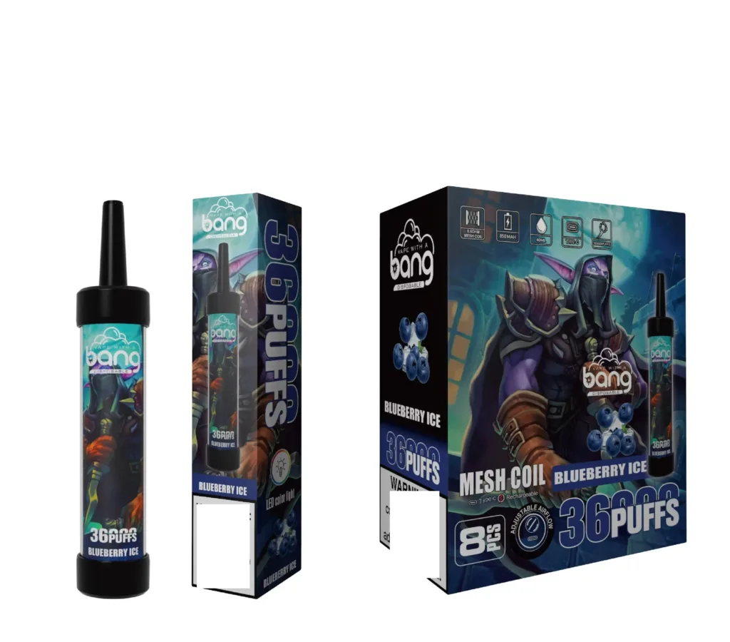 BANG 36000 Puffs LED Color Light  Rechargeable Disposable Vapes