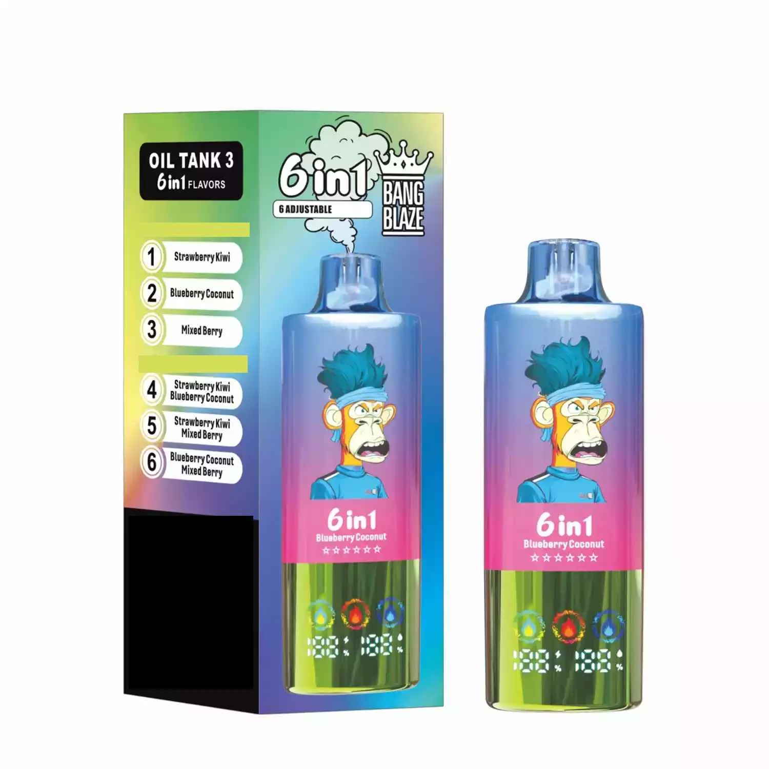 BANG BLAZE 100000 Puffs 6 Tastes DSK055  Rechargeable Disposable Vapes
