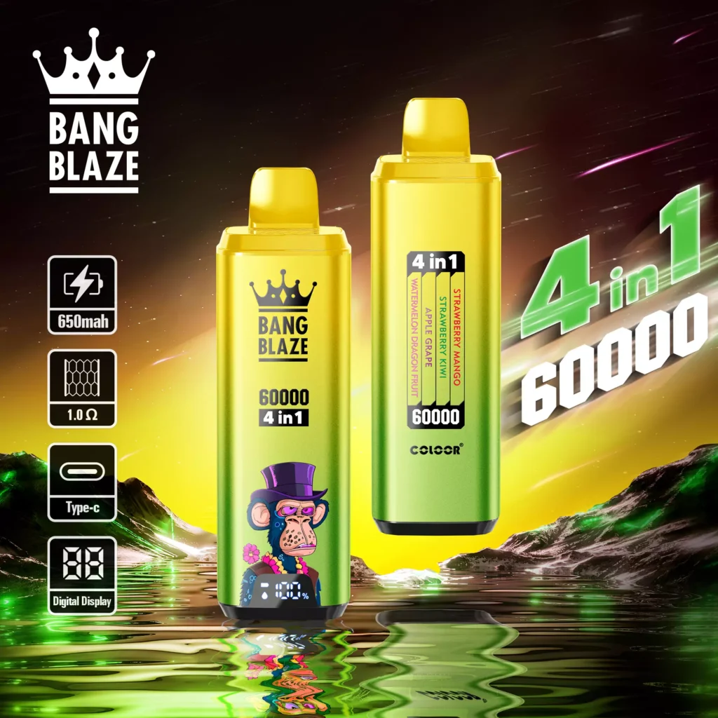 BANG BLAZE 60000 Puffs 4-in-1 Smart Screen Bulk Buy 60K Rechargeable Disposable Vapes Wholesale 22 Bang Blaze 60000 Puffs 4 in 1 Function Smart Screen 0% 2% 3% 5% Low Nicotine Original Factory Bulk Buy Rechargeable Disposable Vapes Pen Wholesale