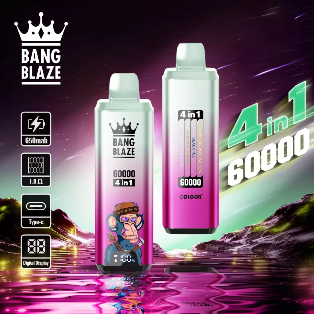 BANG BLAZE 60000 Puffs 4-in-1 Smart Screen Bulk Buy 60K Rechargeable Disposable Vapes Wholesale 21 Bang Blaze 60000 Puffs 4 in 1 Function Smart Screen 0% 2% 3% 5% Low Nicotine Original Factory Bulk Buy Rechargeable Disposable Vapes Pen Wholesale