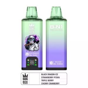 BANG BOX 200000 Puffs 8IN1 200K Disposable Vapes 8 Taste Options LCD screen