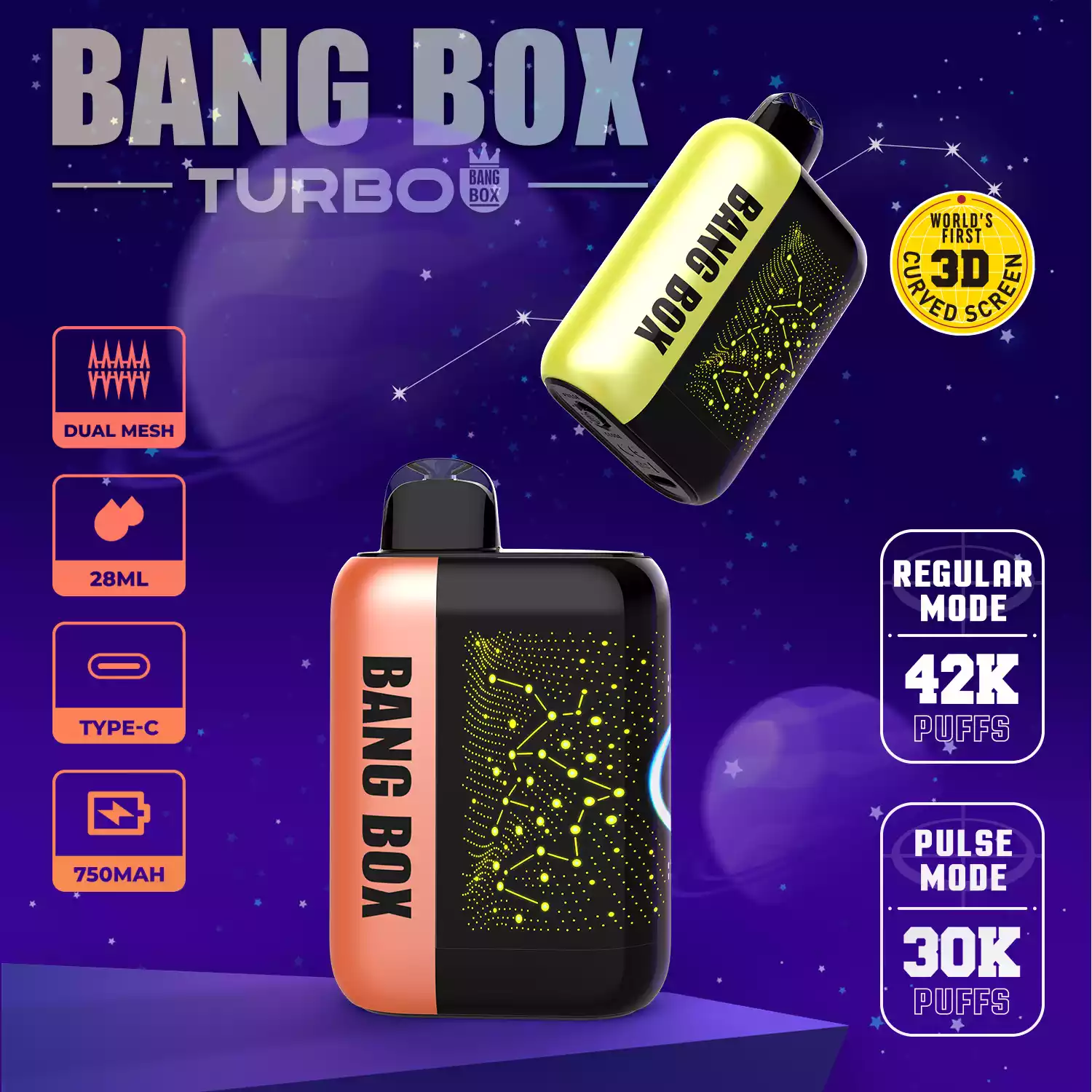BANG BOX TURBO 42000 Puffs 3D Curved Display Bulk Buy Rechargeable Disposable Vapes Wholesale 24 BANG BOX TURBO 42000 Puffs 3D Curved Display Bulk Buy Original Rechargeable Disposable Vapes Wholesale