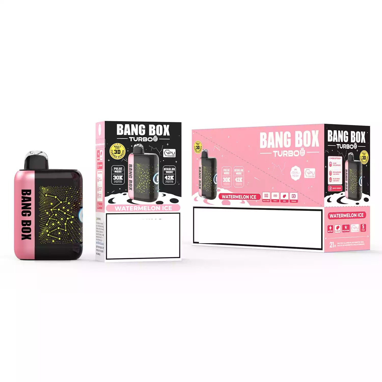 BANG BOX TURBO 42000 Puffs 3D Curved Display Bulk Buy Rechargeable Disposable Vapes Wholesale - Image 3