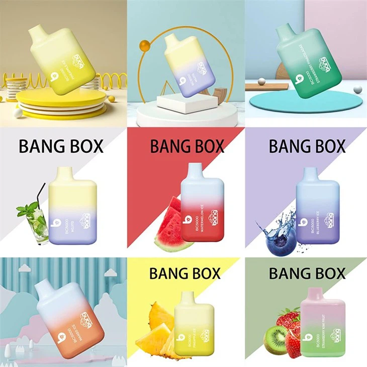Bang Box Vape BC5000 Puffs Rechargeable Disposable Vapes Wholesale