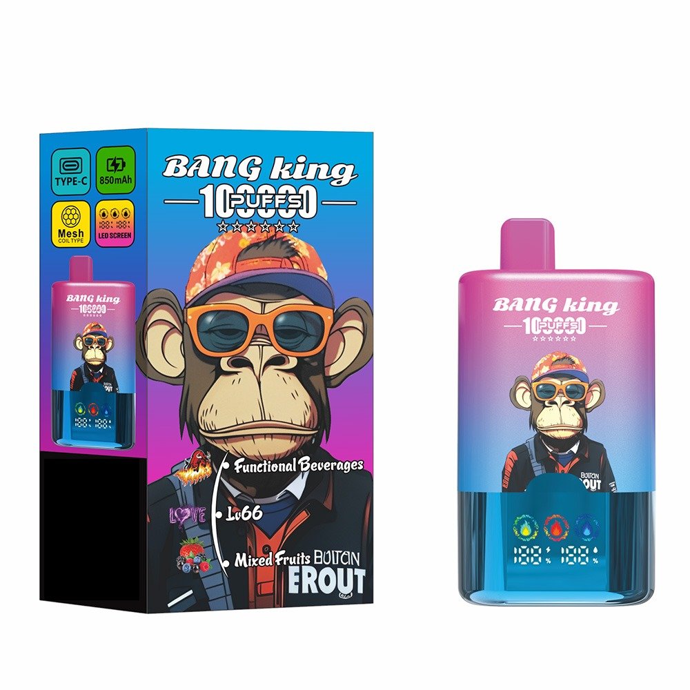 BANG KING 100000 Puffs DSK061 3-in-1 Disposable Vapes Wholesale Bulk Buy High Capacity 100K Puffs Mesh Coil - Image 9