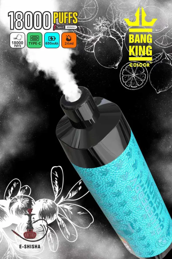 BANG KING Crown Bar 18000 Puffs Bulk Buy Rechargeable Disposable Vapes Wholesale - Image 2