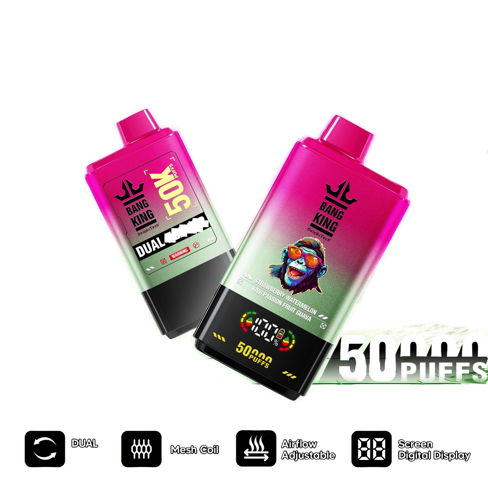 BANG KING 50000 Puffs DSK042 Dual Tastes Bulk Buy Rechargeable 50K Disposable Vapes Wholesale 26 BANG KING 50000 Puffs DSK042 Dual Blend Bulk Buy Original Rechargeable Disposable Vapes Wholesale
