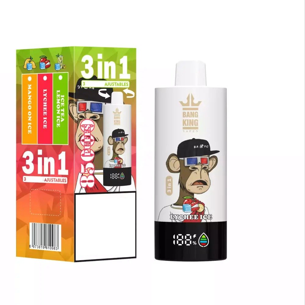 BANG KING 85000 85K Puffs DSK052 3-in-1 Tastes  Rechargeable Disposable Vapes