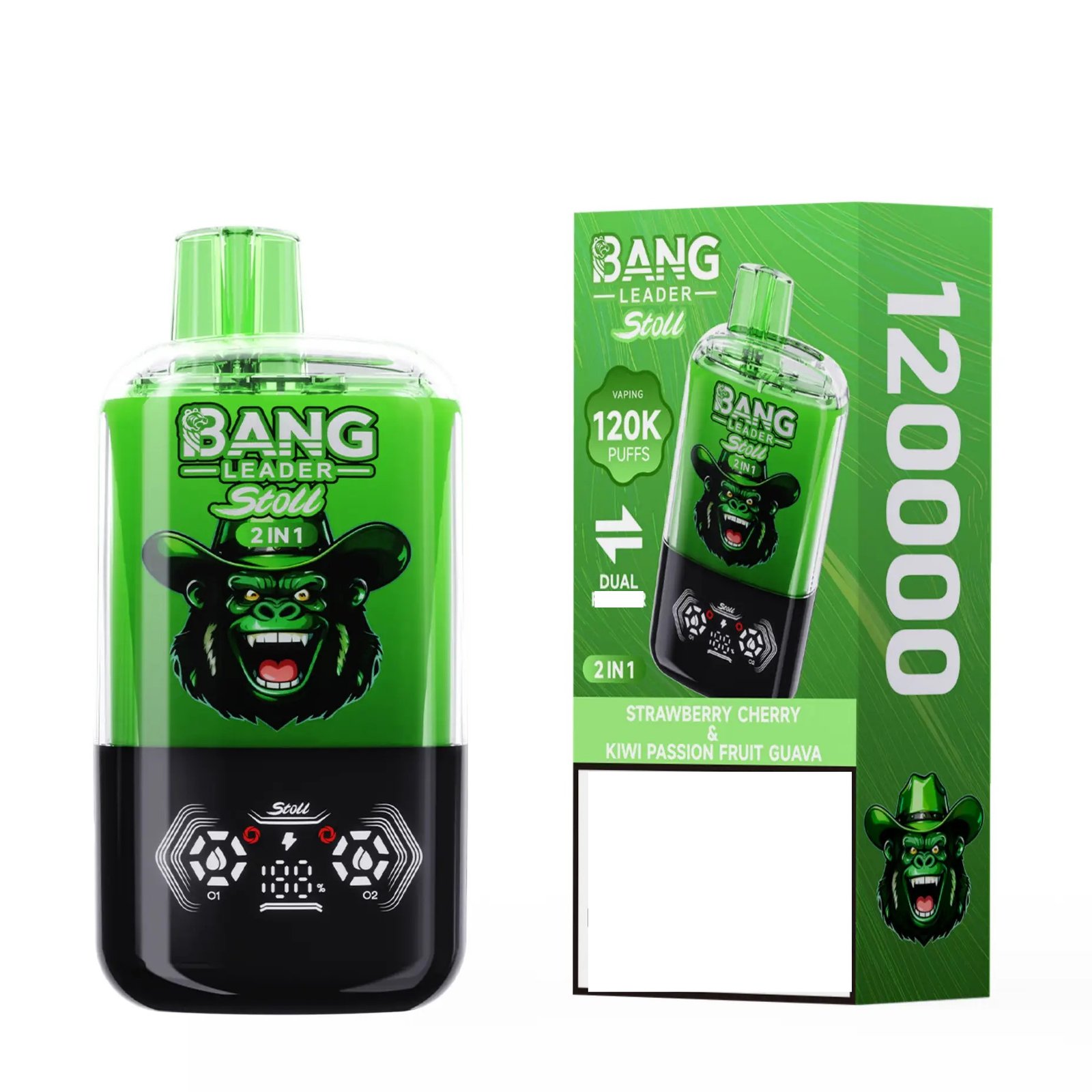 BANG LEADER STOLL 120000 Puffs Rechargeable Disposable Vape 120K Dual Taste Bulk Buy Wholesale - Image 2