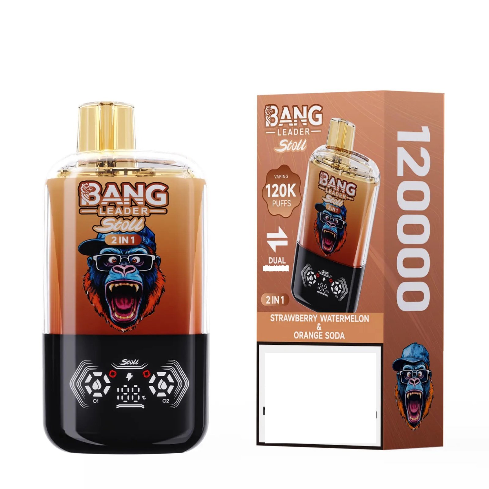 BANG LEADER STOLL 120000 Puffs Rechargeable Disposable Vape 120K Dual Taste Bulk Buy Wholesale - Image 8