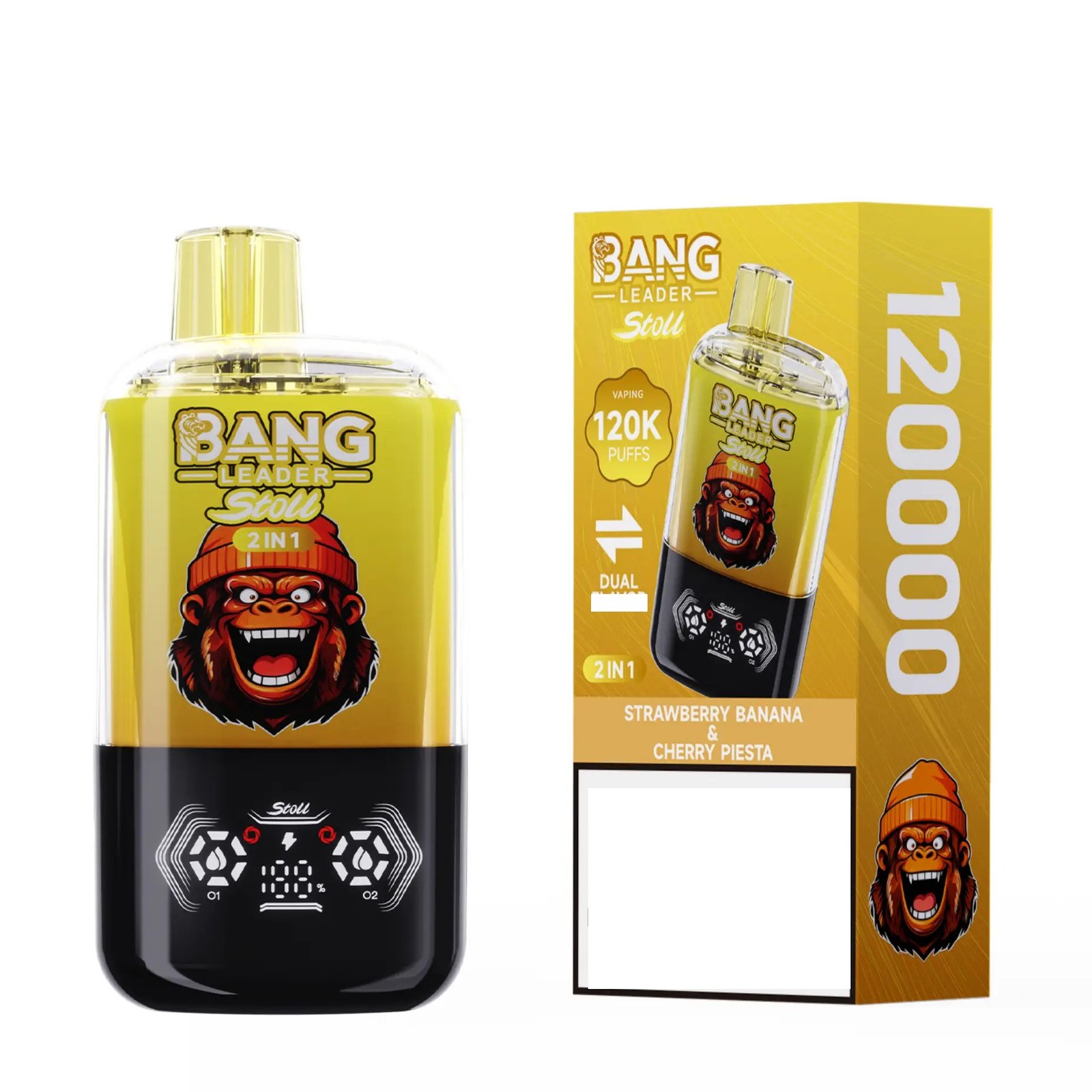 BANG LEADER STOLL 120000 Puffs Rechargeable Disposable Vape 120K Dual Taste Bulk Buy Wholesale - Image 4