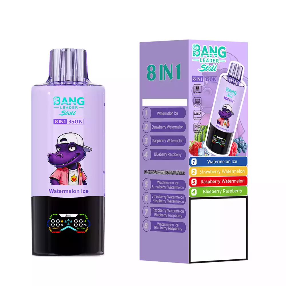 BANG LEADER Stoll 350000 Puffs Multi Rotation 8 Taste 350K Disposable Vapes Wholesale Bulk Buy - Image 8