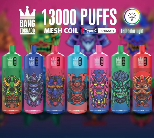 Bang Tornado 13k Puffs Rechargeable Disposable Vape