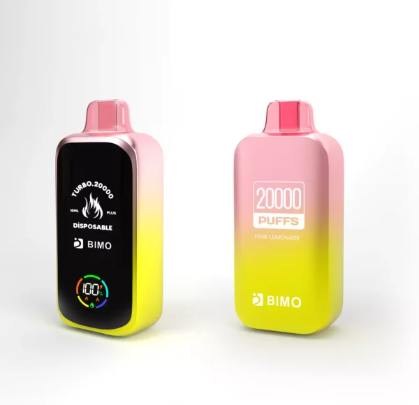 BIMO TURBO 20000 Puffs Full Screen Bulk Buy Rechargeable Disposable Vapes Wholesale - Image 9