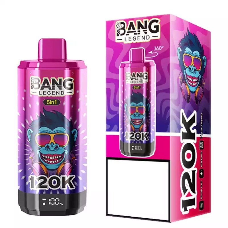 BANG LEGEND 120000 Puffs 5-IN-1 DSK60 Bulk Buy Rechargeable Disposable Vapes Wholesale - Image 3