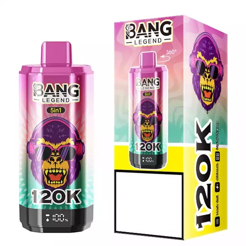 BANG LEGEND 120000 Puffs 5-IN-1 DSK60 Bulk Buy Rechargeable Disposable Vapes Wholesale - Image 9