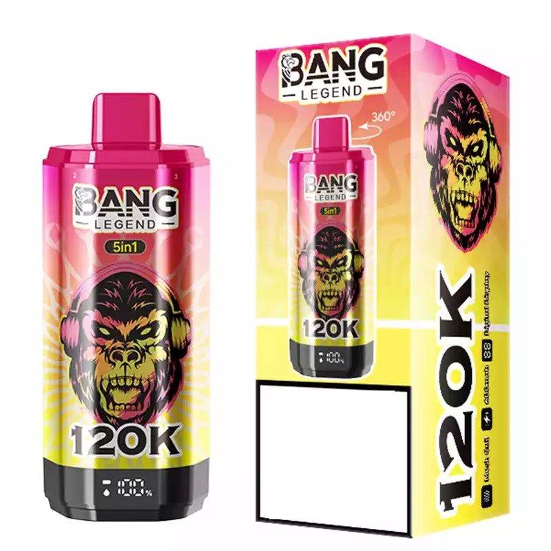 BANG LEGEND 120000 Puffs 5-IN-1 DSK60 Bulk Buy Rechargeable Disposable Vapes Wholesale - Image 8