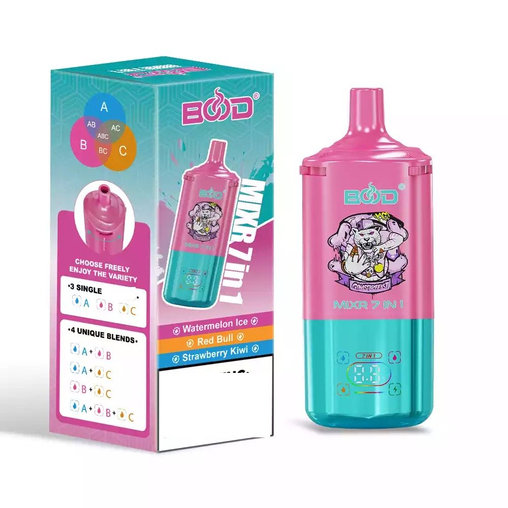 BOOD MIXR 80000 Puffs 7-in-1 Taste  Rechargeable Disposable Vapes