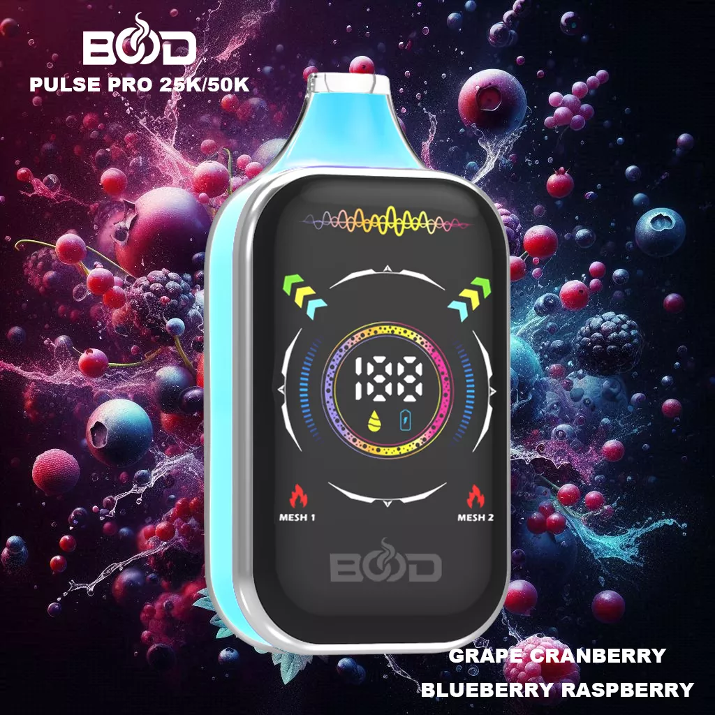 BOOD Pulse Pro 50000 Puffs Dual Mesh Full Display Bulk Buy Rechargeable Disposable Vapes Wholesale - Image 12