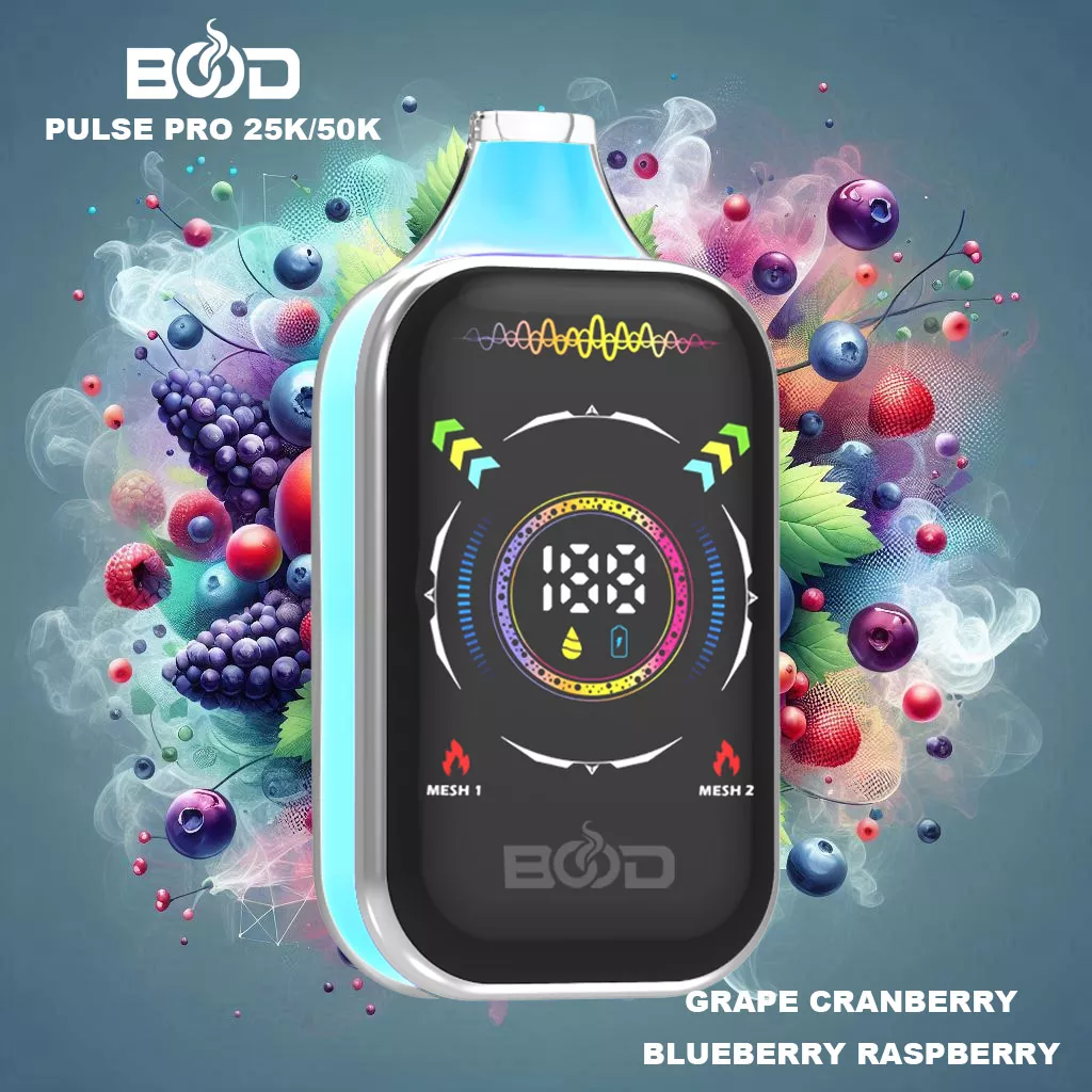 BOOD Pulse Pro 50000 Puffs Dual Mesh Full Display Bulk Buy Rechargeable Disposable Vapes Wholesale - Image 7