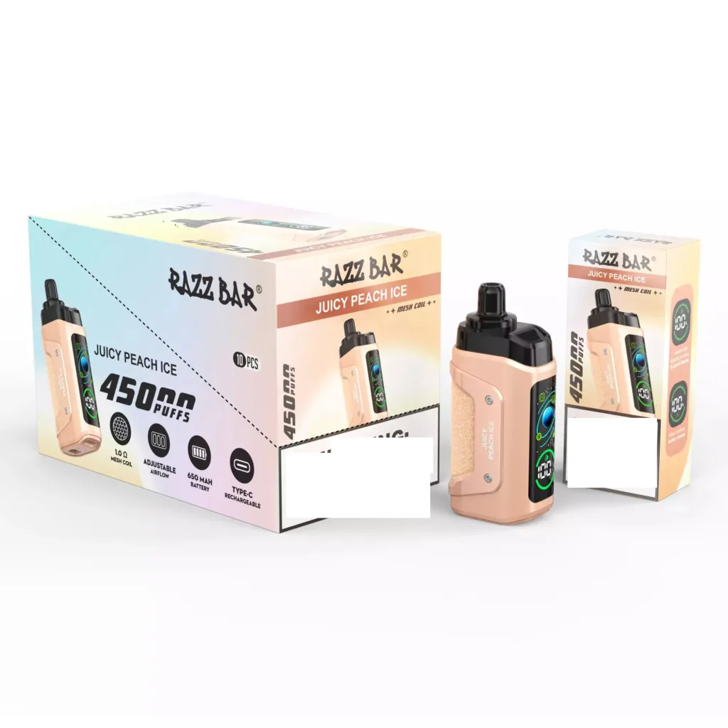 RAZZ BAR 45000 Puff Disposable Vape Wholesale 8 Bulk Wholesale Premium Quality Razz Bar 45000 Puff Authentic Disposable Vape Low Concentration