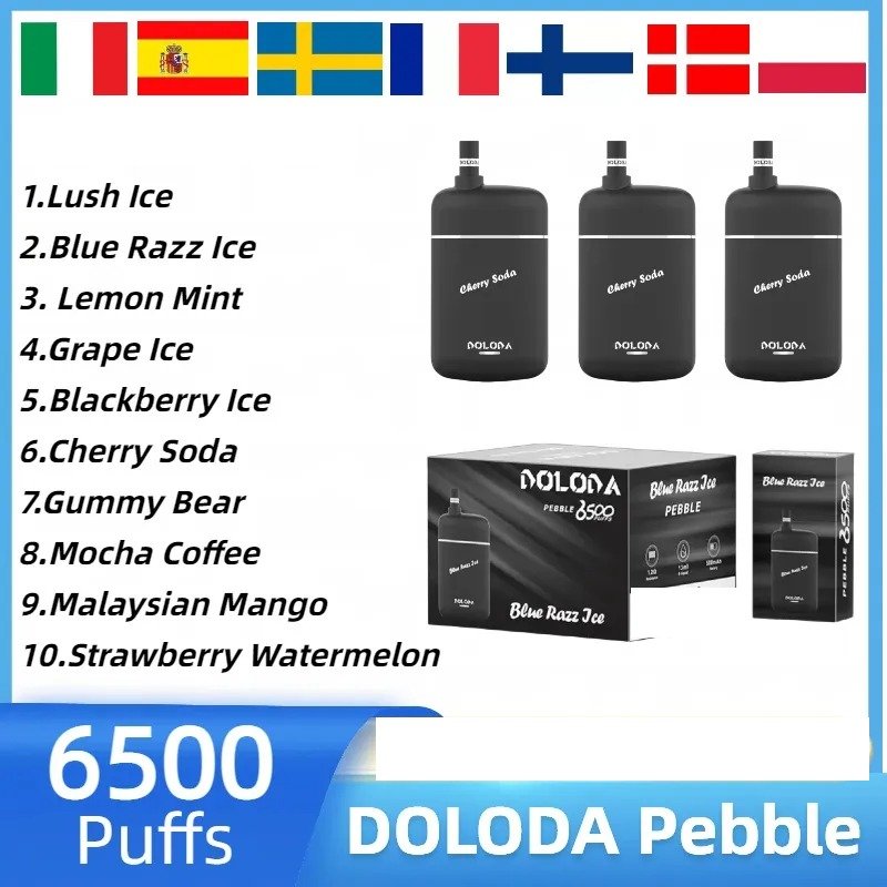 DOLODA PEBBLE 6500 Puffs Rechargeable Disposable Vape