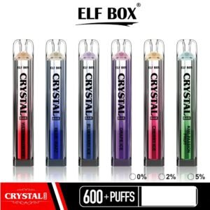 ELF BOX CRYSTAL BAR 600 Puffs Rechargeable Disposable Vapes