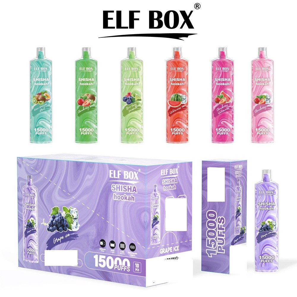 ELF BOX LS15000 Puff Shisha Hookah Rechargeable Disposable Vape