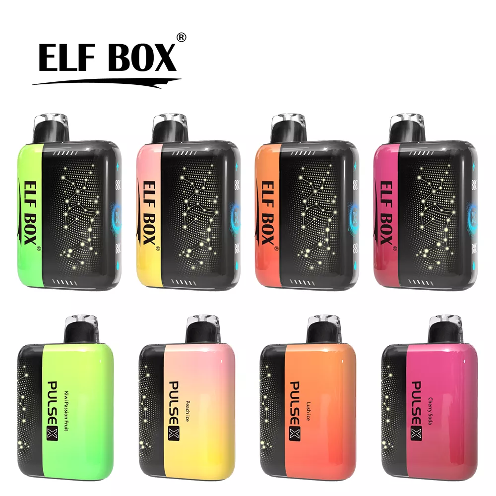 ELF BOX PULSE X 25000 Puffs D Curved LED Screen Rechargeable Disposable Vapes