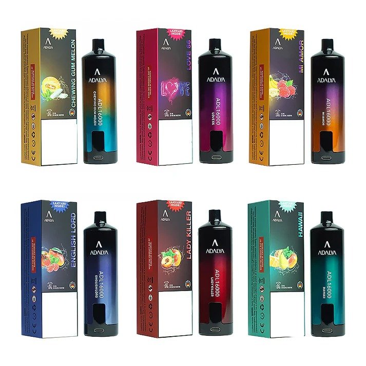 ADALYA ADL 16000 16K Puffs Disposable Vape European Warehouse Fast Delivery Purchase No MOQ 6 Fast Shipping Buy ADALYA ADL 16000 16K Puffs Disposable Vape 2-7 Days Delivery from European Warehouse No MOQ