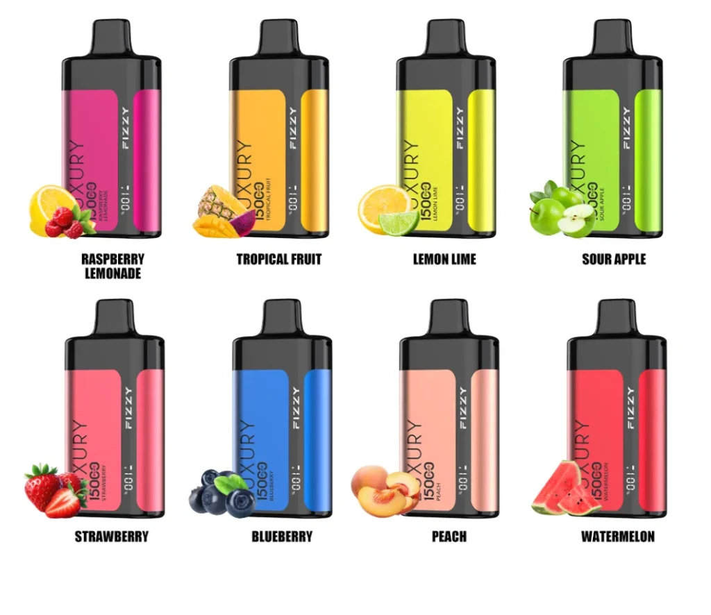 FIZZY Luxury 15000 Puffs Bulk Buy LCD Screen Rechargeable Disposable Vapes Wholesale 32 FIZZY Luxury 15000 Puffs