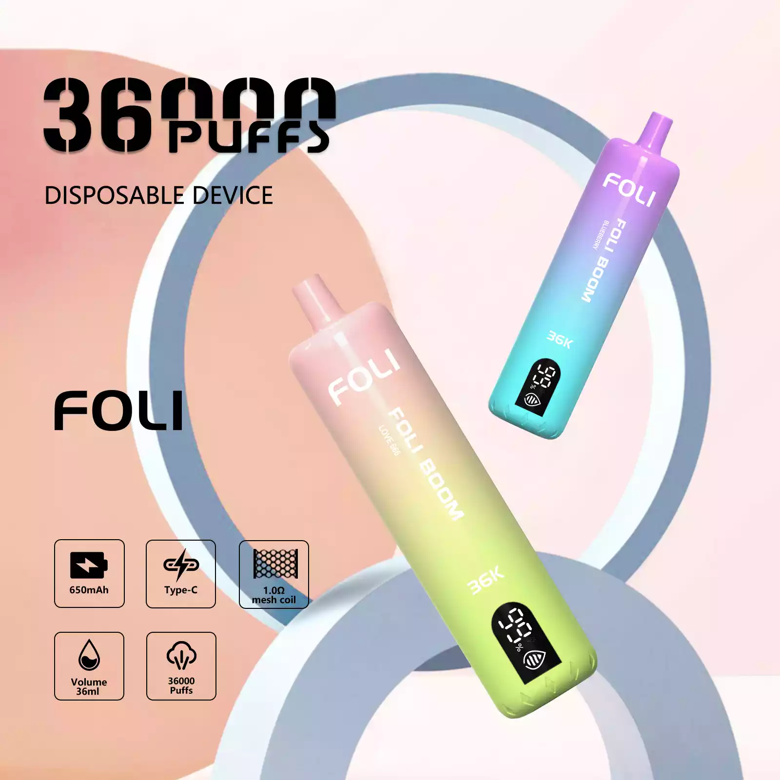 FOLI 36000 Puffs Bulk Buy Rechargeable Disposable Vapes Wholesale 30 FOLI 36000 Puffs Bulk Buy Original Rechargeable Disposable Vapes Wholesale