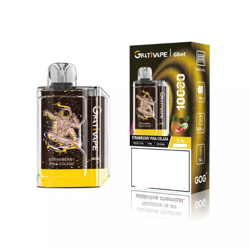 Grativape Gbot 10000 Puffs Bulk Buy Rechargeable Disposable Vapes Wholesale - Image 2