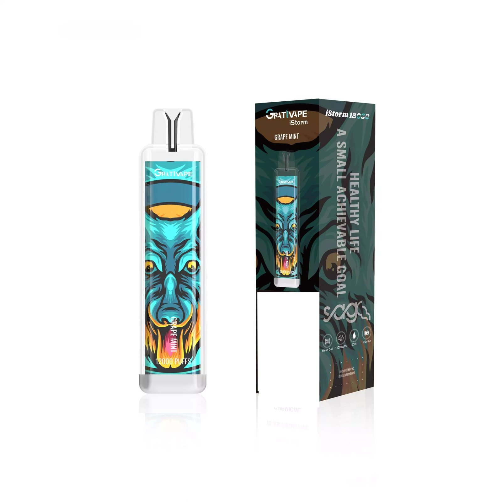 Grativape iStorm 12000 Puffs Bulk Buy Rechargeable Disposable Vapes Wholesale - Image 10