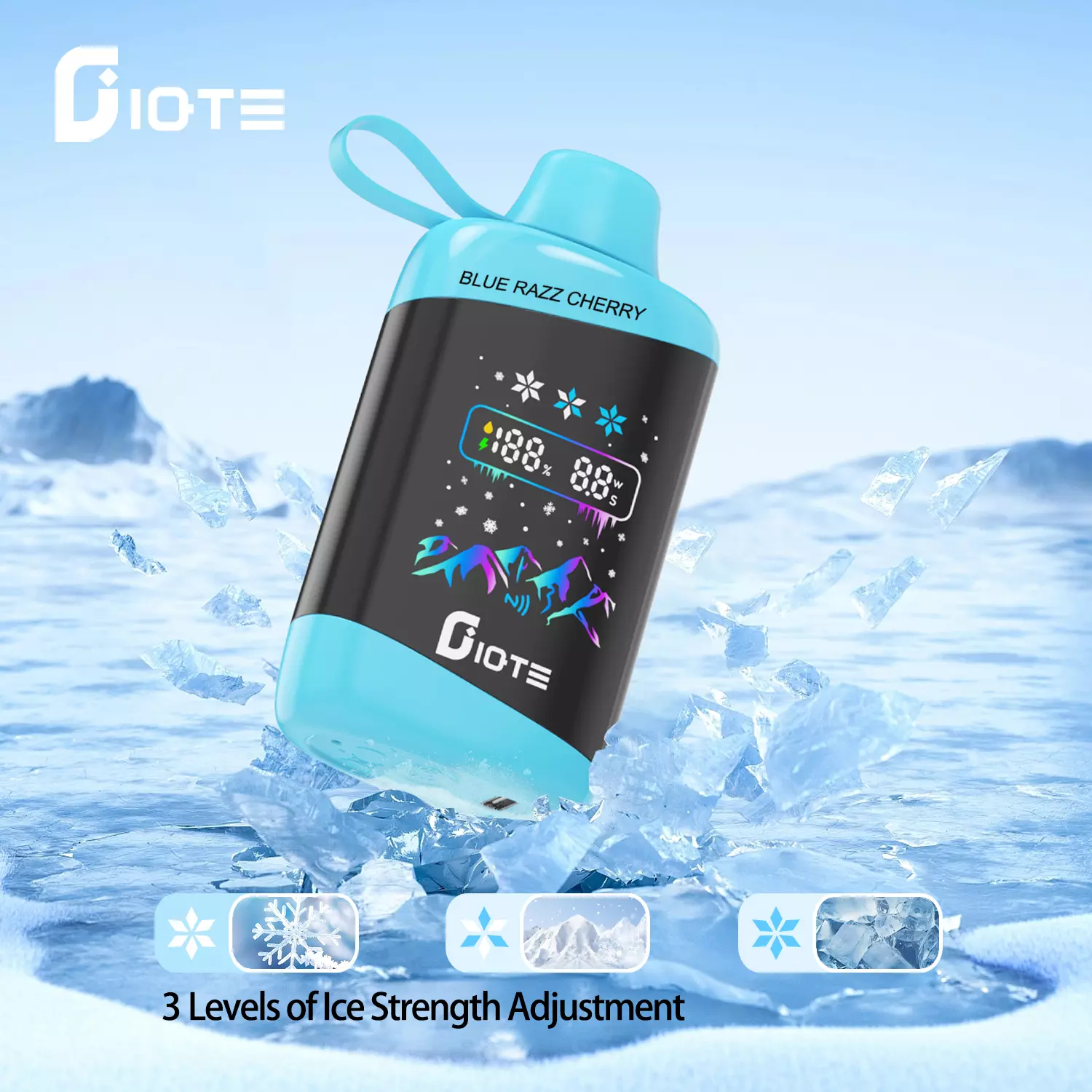 IQTE 45000 Puffs Touch Control Full Screen Bulk Buy Rechargeable Disposable Vapes Wholesale - Image 11