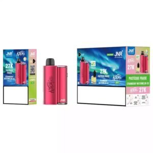 JNR AURORA 27000 Puffs Pod Kit Breathing Screen Rechargeable Refillable Vapes
