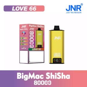 JNR BIG MAC Shisha 80K 80000 Puffs Big Cloud Disposable Vape Smart Display