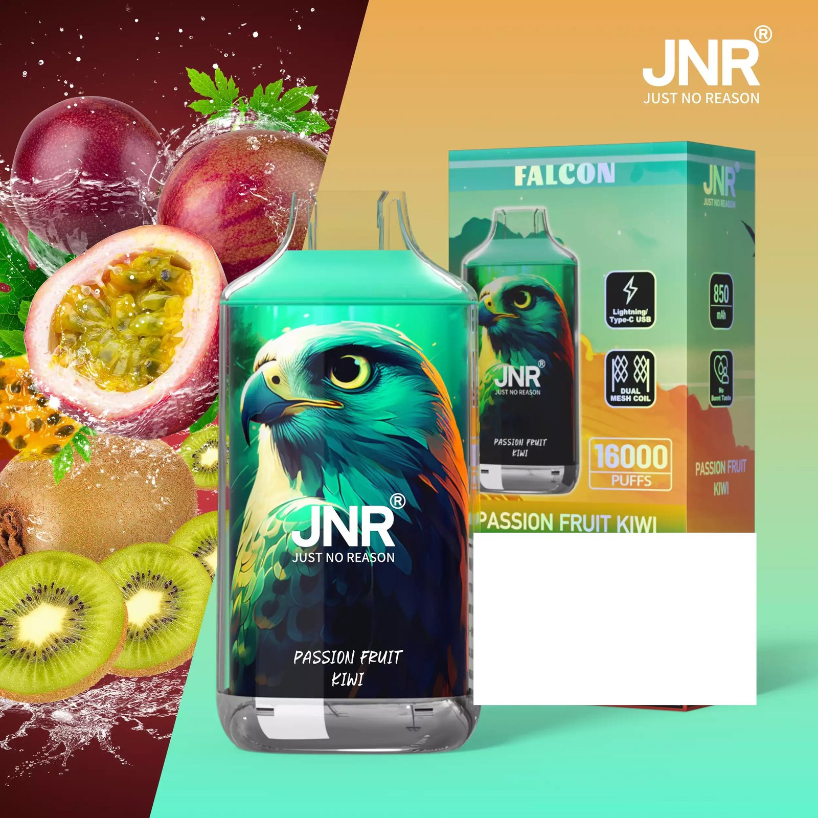 JNR FALCON 16000 Puffs Crystal Craft Dual Mesh Bulk Buy Rechargeable Disposable Vapes Wholesale - Image 18